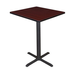 Cain Cain,30",Square Cafe Table,Mahogany TCB3030MH
