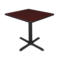 Cain Cain,30",Square Breakroom Table,Mahogany TB3030MH
