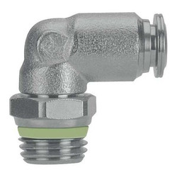 Aignep Usa Elbow Connector,31/64" Hex,8mm Tube 60111X-8-1/4