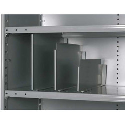 Hallowell Shelf Divider,18inx9inx18in,Steel,PK12 5240-1809-12HG