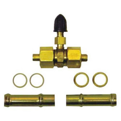 Sur&r In-Line Schrader Valve,Automotive,Gold SV38