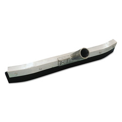 Non-Sparking Floor and Driveway Squeegee, Curved with Tapered Handle Socket, 36 in, Neoprene, Frame Only