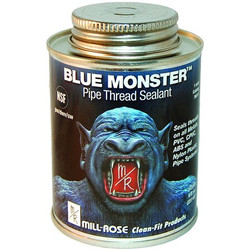 Blue Monster Pipe Thread Sealant,8 fl oz,Can 76011