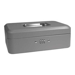 Barska Cash Box,3 Compartments,Steel CB11786