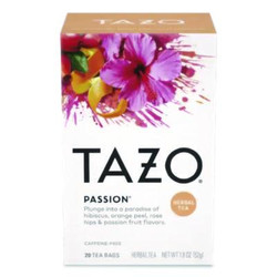 Tazo® Tea Bags, Passion, 20/Box TAZ20045