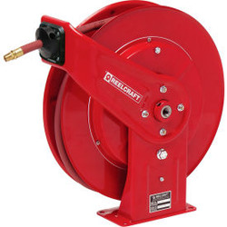 Reelcraft 7670 OLP 3/8""x70' 300 PSI Heavy Duty Spring Retractable Low Pressure