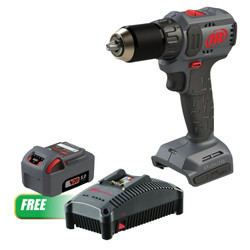 (1) 1/2in 20V Compact Drill Driver W/Included (1) IQV 20V 5ah Battery and charger kit D3141-2022C