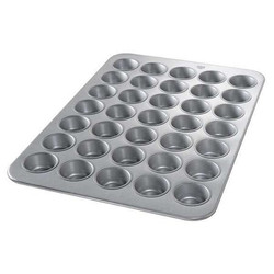 Chicago Metallic Cupcake/Muffin Pan,17 7/8 in W 45575