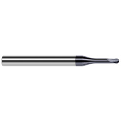 Harvey Tool Ball Hard Mill, .031 DIA, .8X LOC, 2 FL 958331-C6