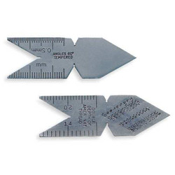 Starrett Center Gauge,Grad In 14, 20, 24, 32 C391