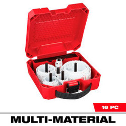 Milwaukee Hole Dozer Plumbers Hole Saw Kit Pack of 16