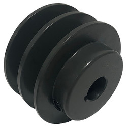 Manufacturer Varies V-Belt Pulley,3.45 in Out dia.,Cast Iron 2AK34X7/8