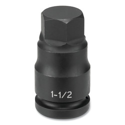 Impact Driver, 1 in Drive, SAE, 1-5/16 in Size, 3.94 in OAL, Hex