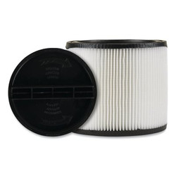 Reusable Cartridge Filter, Type U, Wet/Dry, 8 in dia x 6.5 in H, Paper Pack of 2
