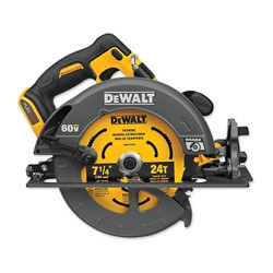 60V MAX* Brushless Cordless Circular Saw, 7-1/4 in dia, 5/8 in Arbor dia, 5800 RPM, Tool Only