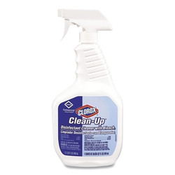 Clean-Up® Cleaner with Bleach, 32 oz, Trigger Spray Bottle, Bleach Scent