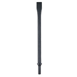 Impact Chisel, 0.401 in Shank, 3/4 in Tip, 11 in OAL, Flat Chisel