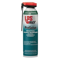 MAX PreSolve® Industrial Orange Degreaser, 15 wt oz, Aerosol Can with Straw Actuator