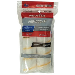 Pro/Doo-Z® Jumbo-Koter® Mini Roller Covers, 2 Pack, 6-1/2 in, 1/2 in Nap Length
