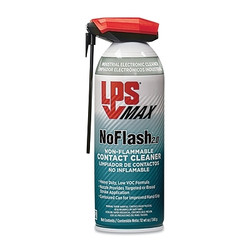 MAX NoFlash® 2.0 Non-Flammable Contact Cleaner, 12 wt oz, Aerosol Can with Straw Actuator, Mild Odor
