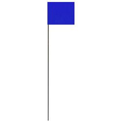 Hy-Ko Marking Flag,Blue,Solid Pattern,PK25 SF-21/BL