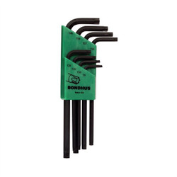 Bondhus Torx Wrench Set,8 Piece,T9 To T40,Long L BND31834