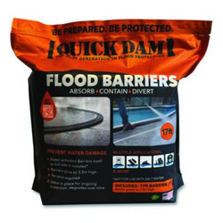 Quick Dam Flood Barriers, 6" x 17 ft x, 3.5", 1 Barrier QD617-1