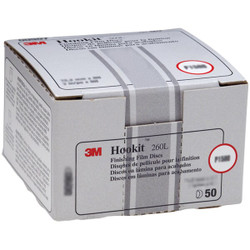 3m Finish Abrasive Disc,P1200,5xNH,PK100 260L