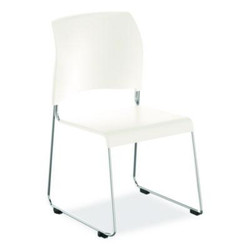 NPS® CHAIR,STACK POLY 4PK,WH 880111014