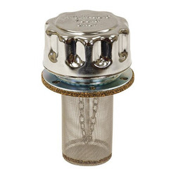 Buyers Products Cap Assy,Breather,Chrome,Filler-Strainer BC40