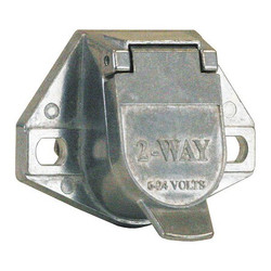 Buyers Products Trailer Connector,Truck Side,2-Way TC1002