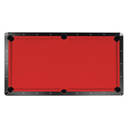 Championship Billiard Cloth Pool Table Felt,7 ft.,Red BG253RD