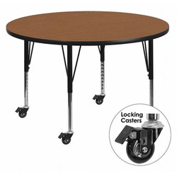 Activity Table,Round,Oak,Lckng Cstrs,60"
