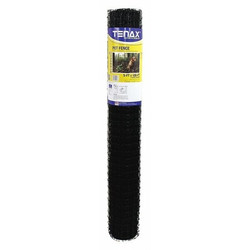 Tenax Pet Fence,Pro,5ft.x100ft.,Black 2A140081