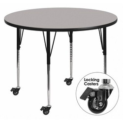 Activity Table,Round,Lckng Cstr,Gray,60"