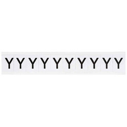 Brady Letter Label,1-1/2"H,1-11/64"W,PK10 9713-Y