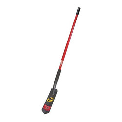 Bully Tools Trench Shovel,3",Fiberglass Long Han 92719
