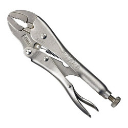 Irwin Crvd Jaw Locking Pliers,w/Wire Cutter,7" 0702L3