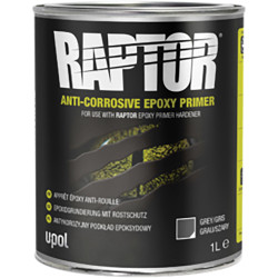 RAPTOR ANTI-CORROSIVE EPOXY PRIMER, GRAY, 1 LITER UP4832