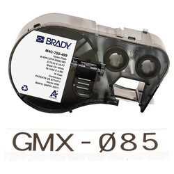 Brady Precut Label Roll Cartridge,White,Matte M4C-750-499