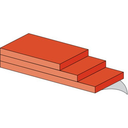 Manufacturer Varies Silicone Sheet,L 12 in,Red ZUSASSR-F-201