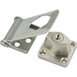 National Hardware 3-1/2 In. Stainless Steel Key Locking Hasp N102-804