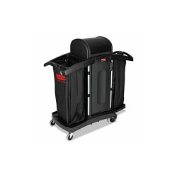 Rubbermaid® Commercial CART,HOUSEKEEPING,BK FG9T7800BLA