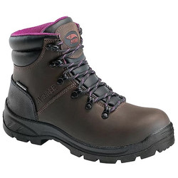 Avenger Safety Footwear 6-Inch Work Boot,M,7 1/2,Brown,PR A8125