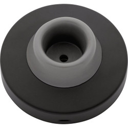 National Hardware 4 In. Matte Black Wall Door Stop N830-584