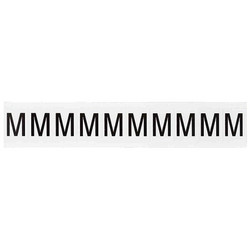 Brady Letter Label,1-1/2"H,1-11/64"W,PK10 9713-M