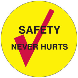 Brady Hard Hat Emblem Labl,2in. dia.,Vinyl,PK4 42273