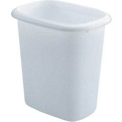 FG295300WHT Rubbermaid 6 Qt. White Wastebasket