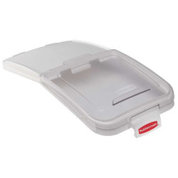 Rubbermaid Commercial Storage Bin Lid,500 qt Cap.,29 in L FG9F7800CLR