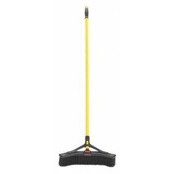 Rubbermaid Commercial Push Broom,58 in Handle L,18 in Face 2018727
